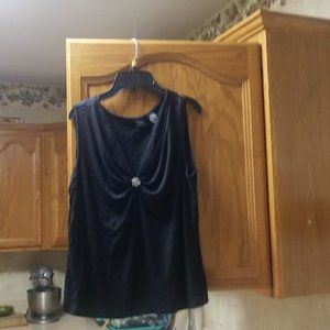 MOSSIMO WOMENS TANK TOP BLACK SIZE XL